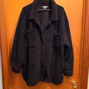 Maurices Black Teddy Jacket